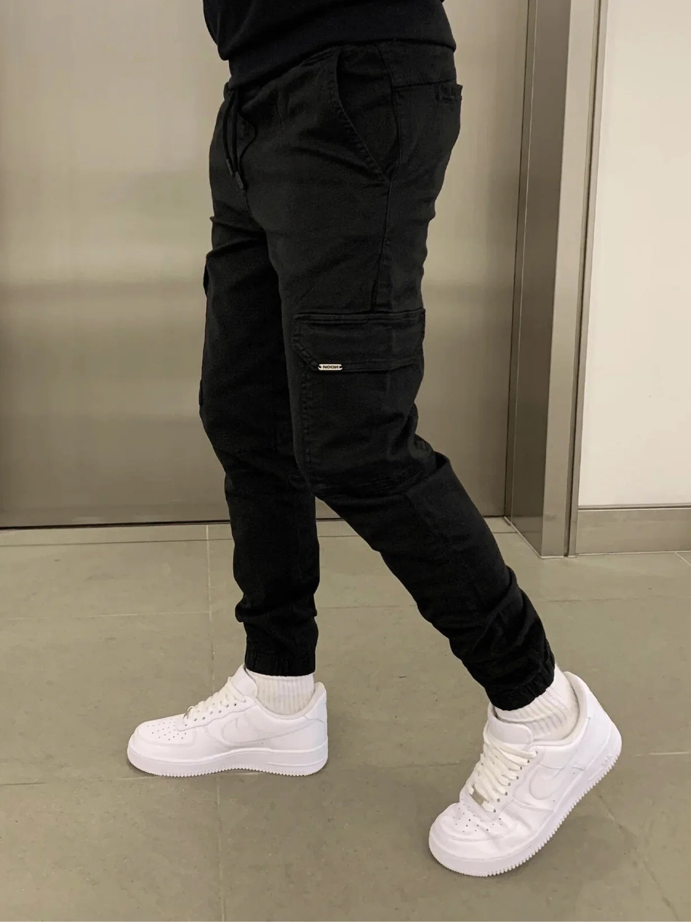 STEFANO | SPODNIE CARGO Z ELASTANU KOMFORTOWE